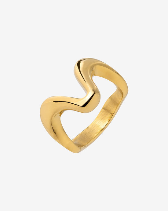 High 'n' Low Ring Gold