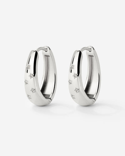 Starstruck Hoops Silber