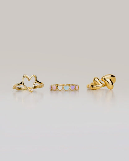 Heartie Ring Silber