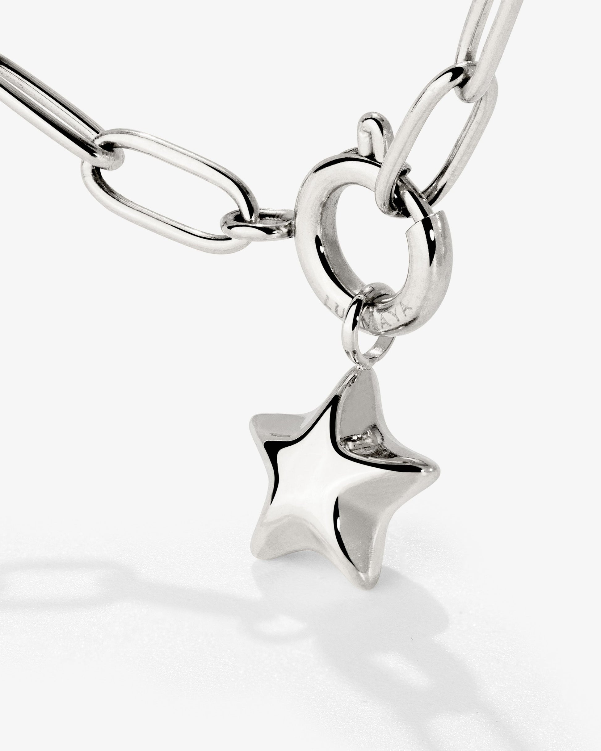 Nova Oval Links Necklace Set Silber