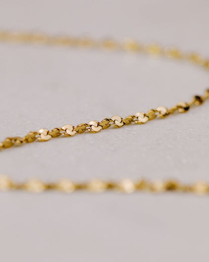 Tinsel Chain Bracelet Silber