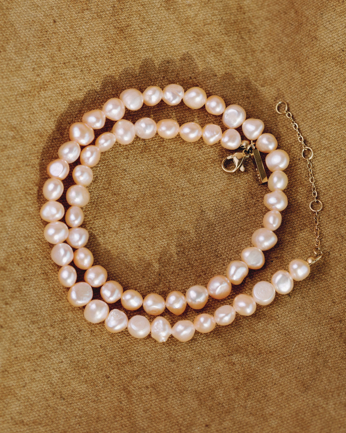 Dusty Rose Perlita Choker Argento