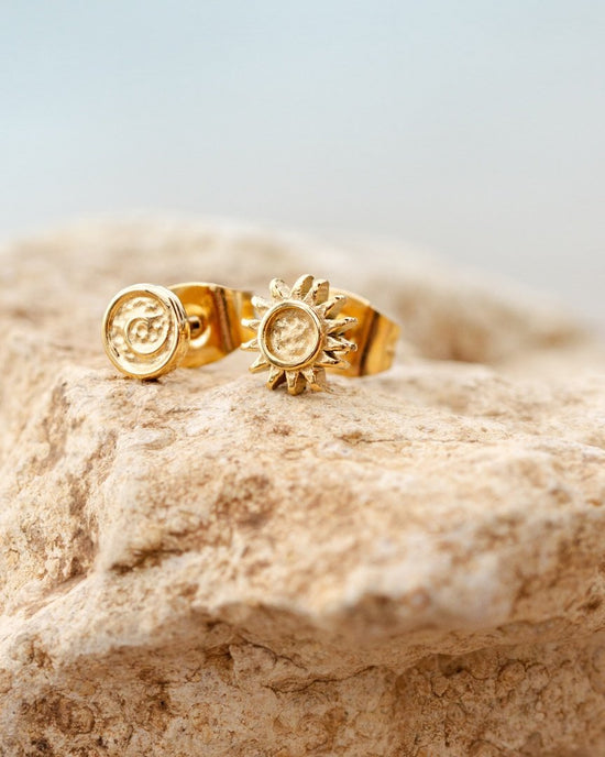 Sweet Swirl Studs Silber
