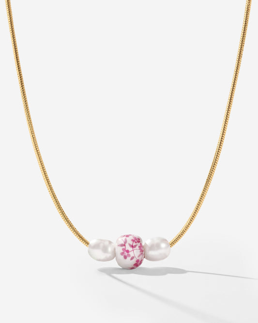 Painted Pink Necklace