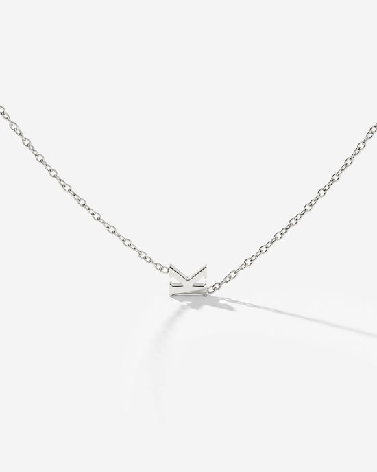Tiny Letter Necklace