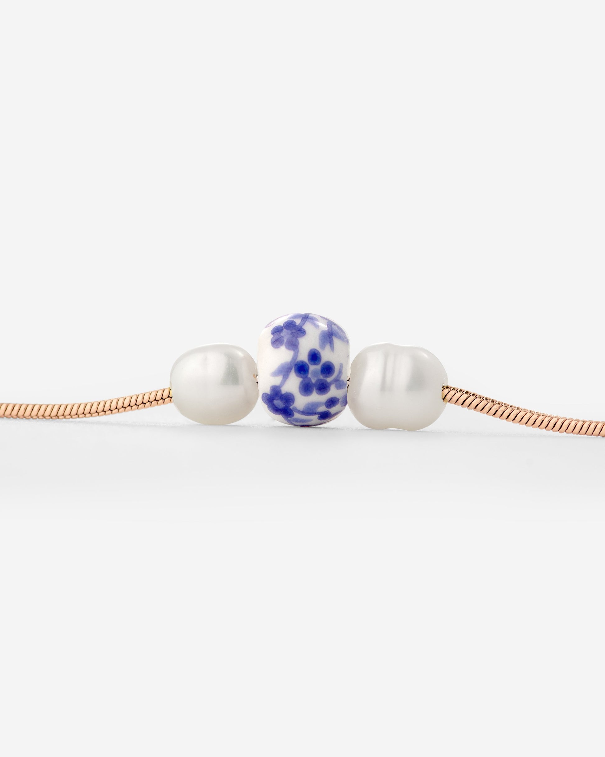Painted Blue Necklace