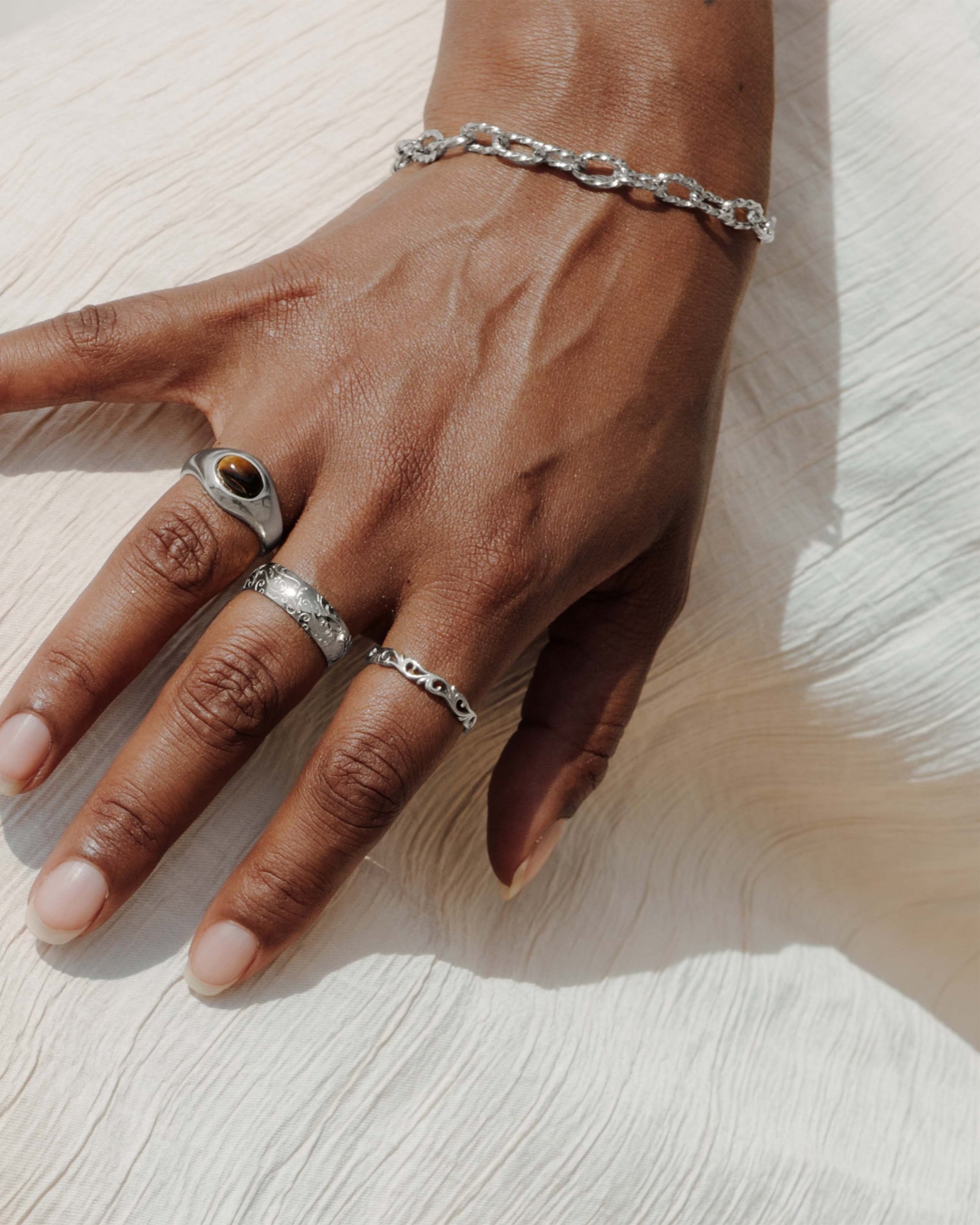 Fantasy Chain Bracelet Silber