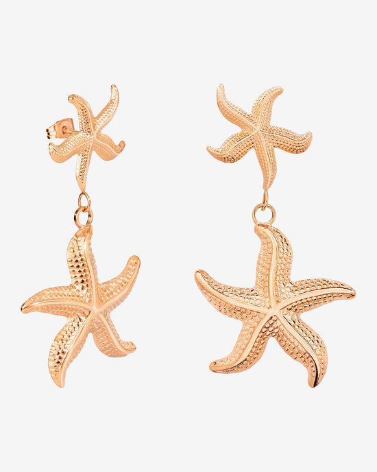 Starfish Studs Roségold