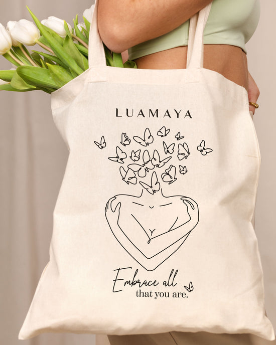 Jutetasche Embrace all that you are