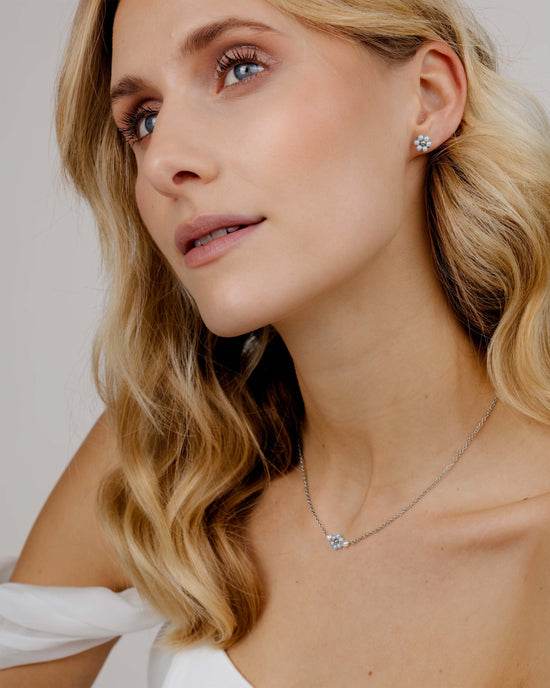 Forever Blue Daisy Bundle Silber