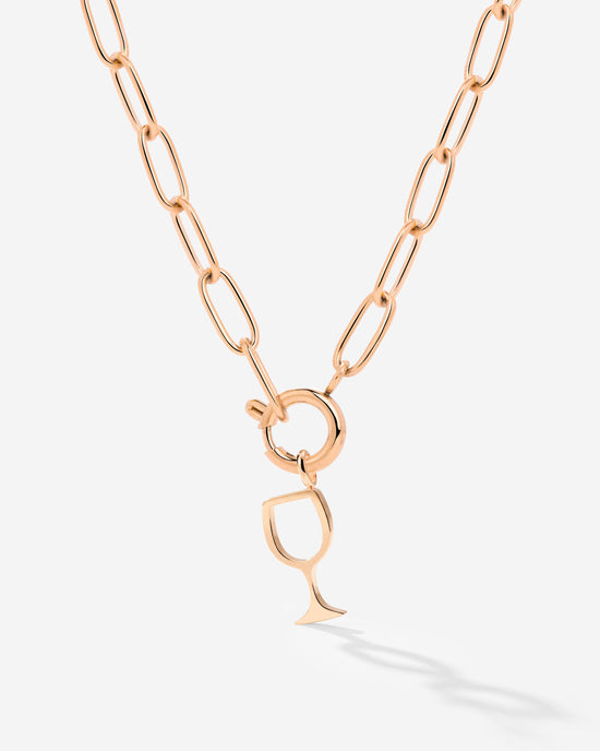 Vino Amore Oval Links Necklace Set