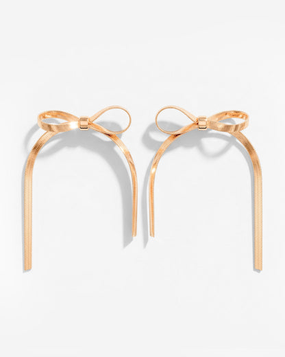Sweet Bow Earrings Roségold
