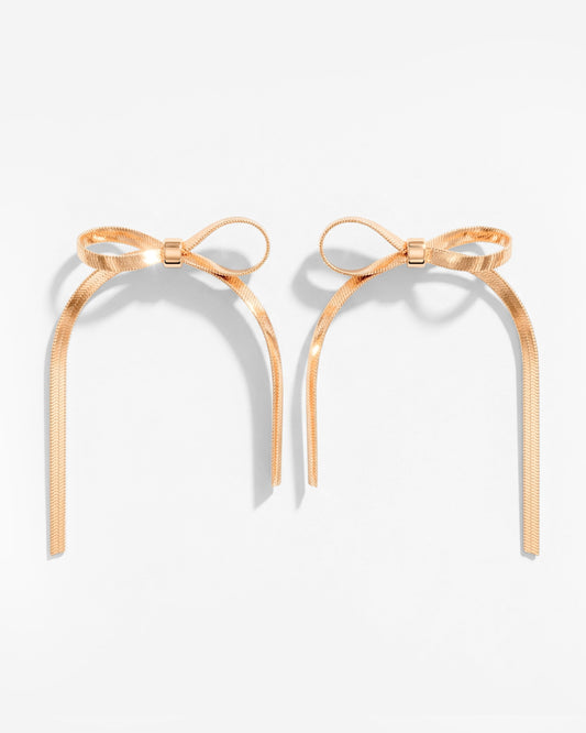 Sweet Bow Earrings Roségold