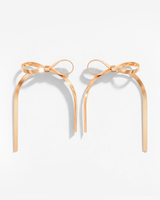Sweet Bow Earrings Roségold