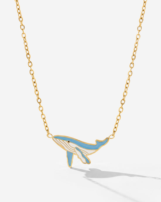 Blue Whale Necklace
