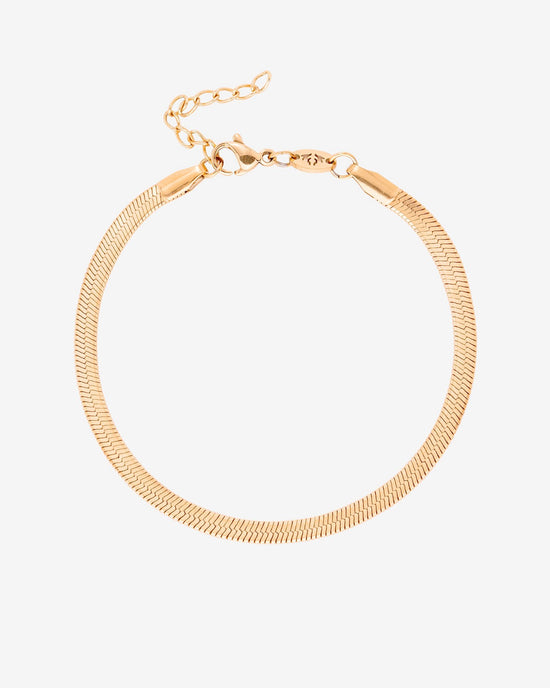 Slim Herringbone Bracelet Roségold