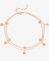 Swirl'n Double Anklet Roségold