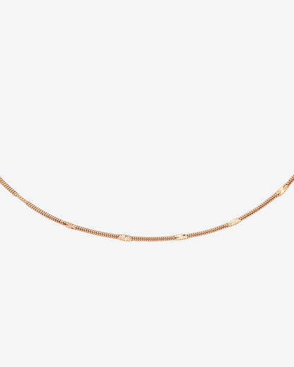 Sun Ray Necklace Roségold