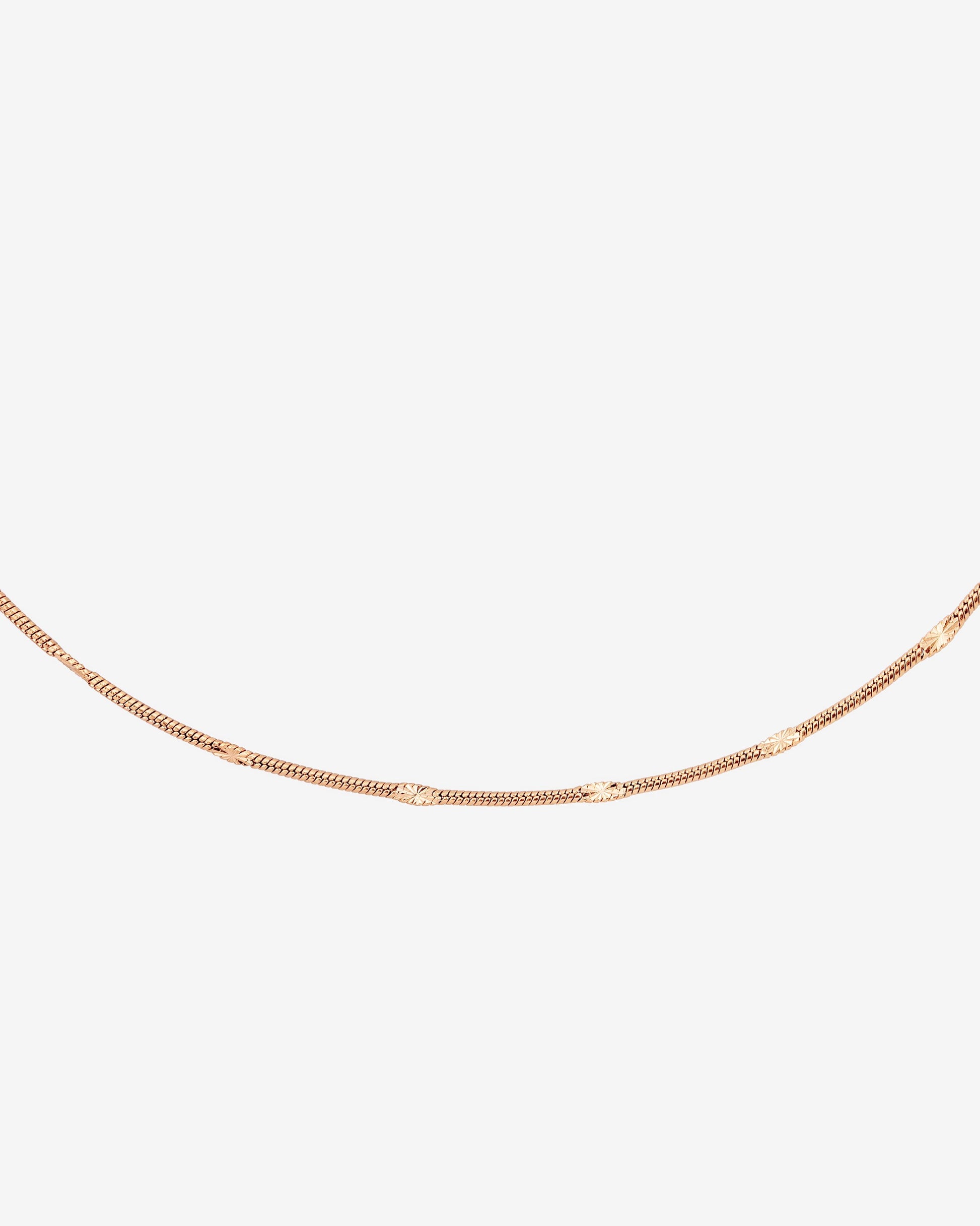 Sun Ray Necklace Roségold
