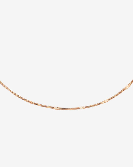 Sun Ray Necklace Roségold