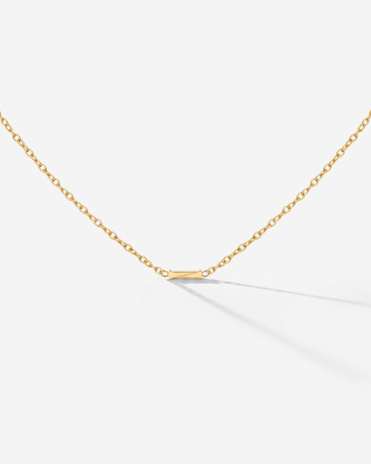 Tiny Letter Necklace