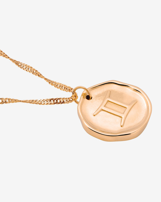 Zodiac Necklace – Gemini / Zwilling Roségold