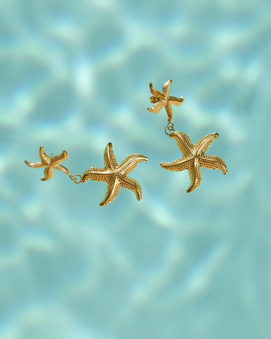 Starfish Studs Roségold