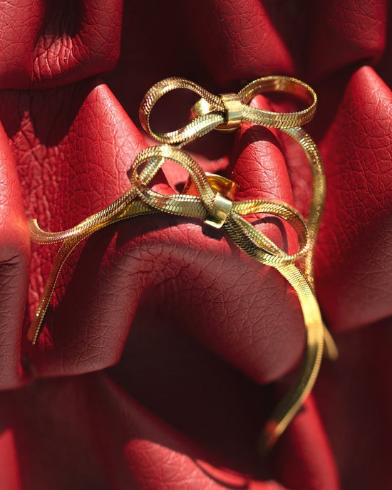Sweet Bow Earrings Roségold