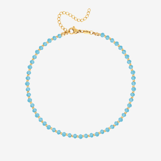 Into the Blue Anklet Gold