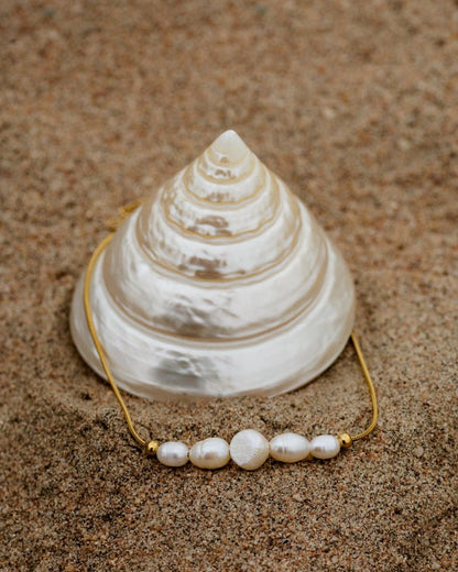 Pearlessence Anklet Gold