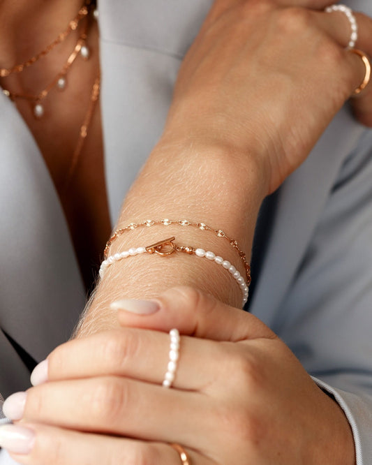 Nadjas Rise and Shine Bracelet Roségold