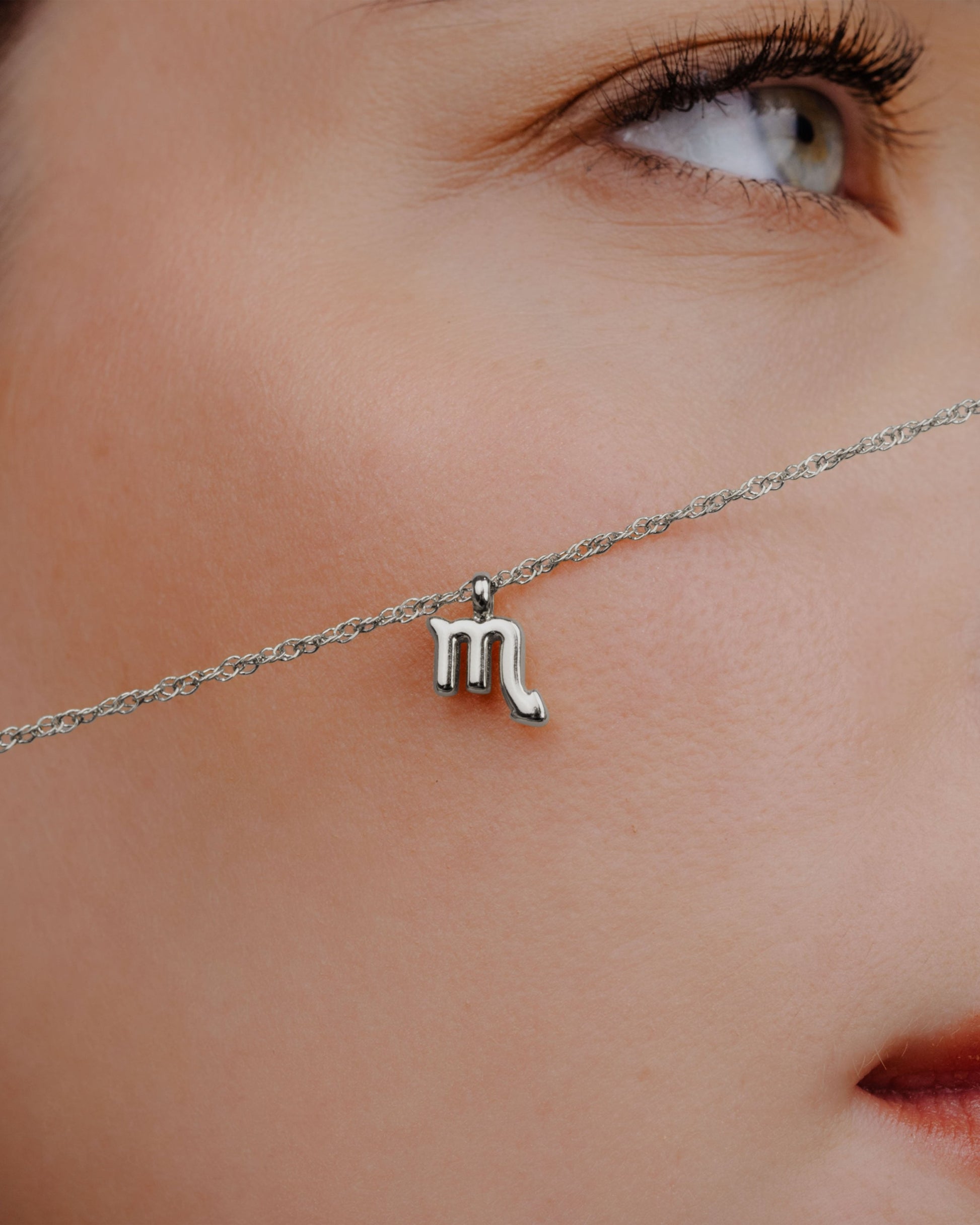 Scorpio Bubble Necklace Silber