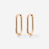 Oval Hoops Small Roségold