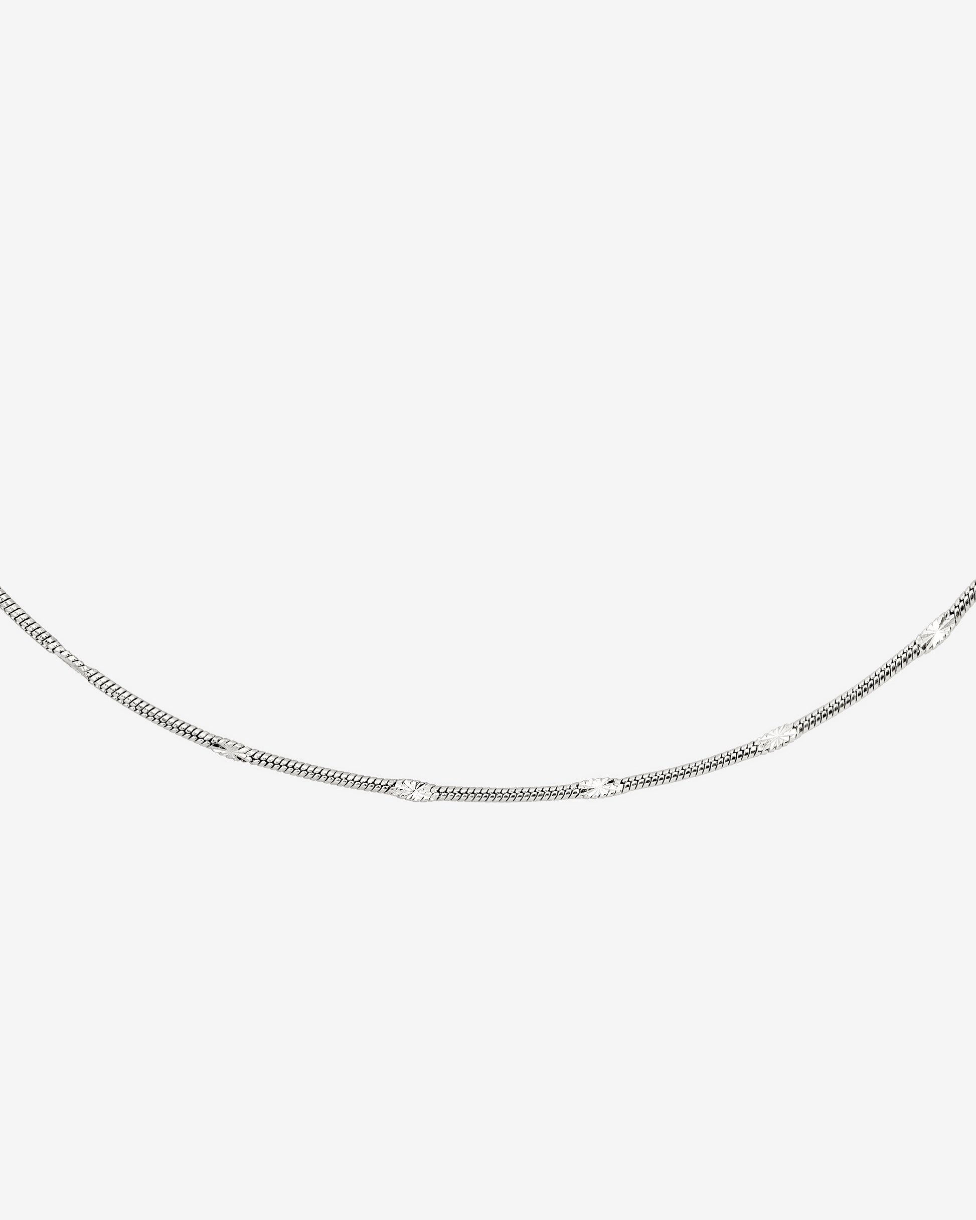 Sun Ray Necklace Silber