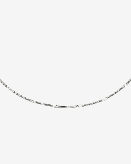 Sun Ray Necklace Silber