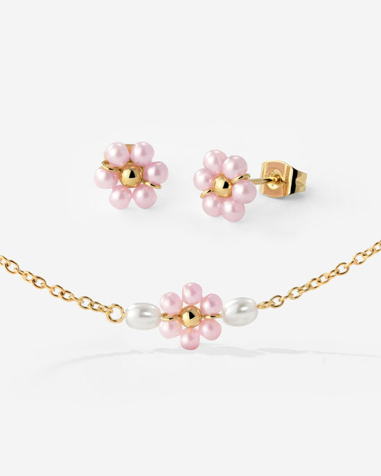 Pretty Pink Daisy Bundle Gold