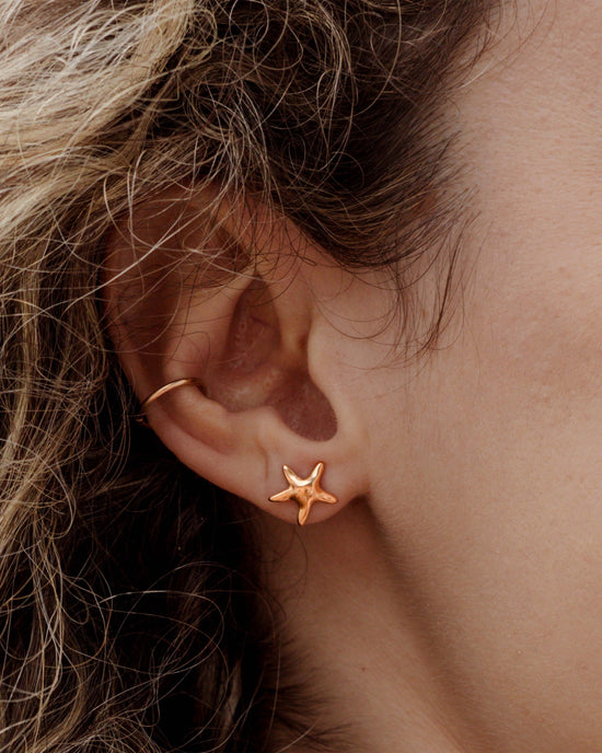Sea Star Studs Roségold