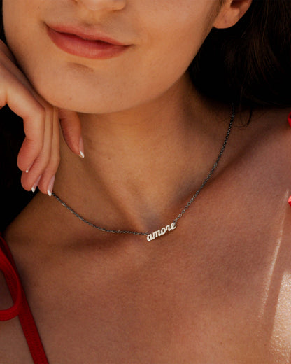 Amore Mio Necklace Silber