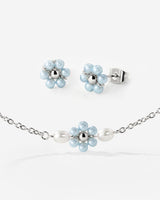 Forever Blue Daisy Bundle Silber