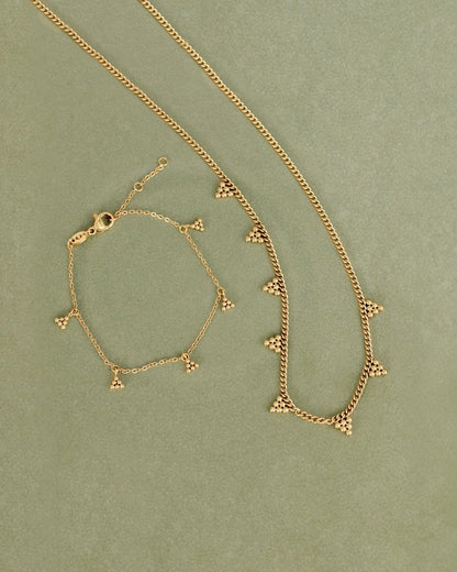 Tiny Beads Bracelet Gold