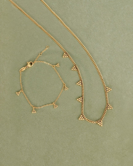 Tiny Beads Bracelet Gold