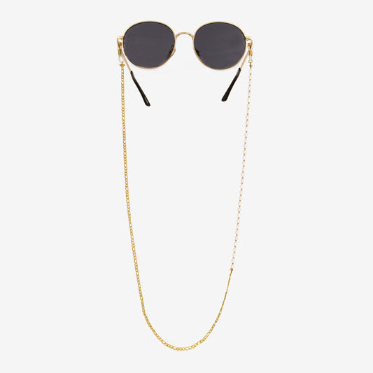 Pearly Sunglasses Chain Gold