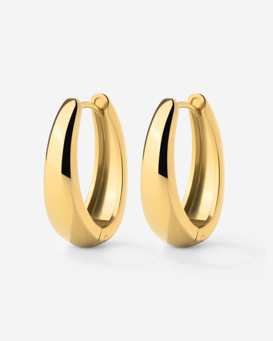 Seeker Hoops Medium Gold