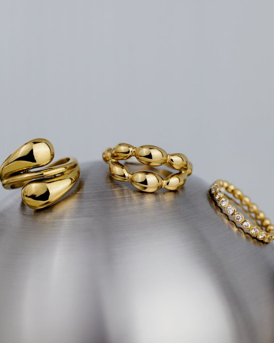 Graceful Curves Ring Roségold