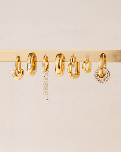 Phat Glowy Hoops Gold