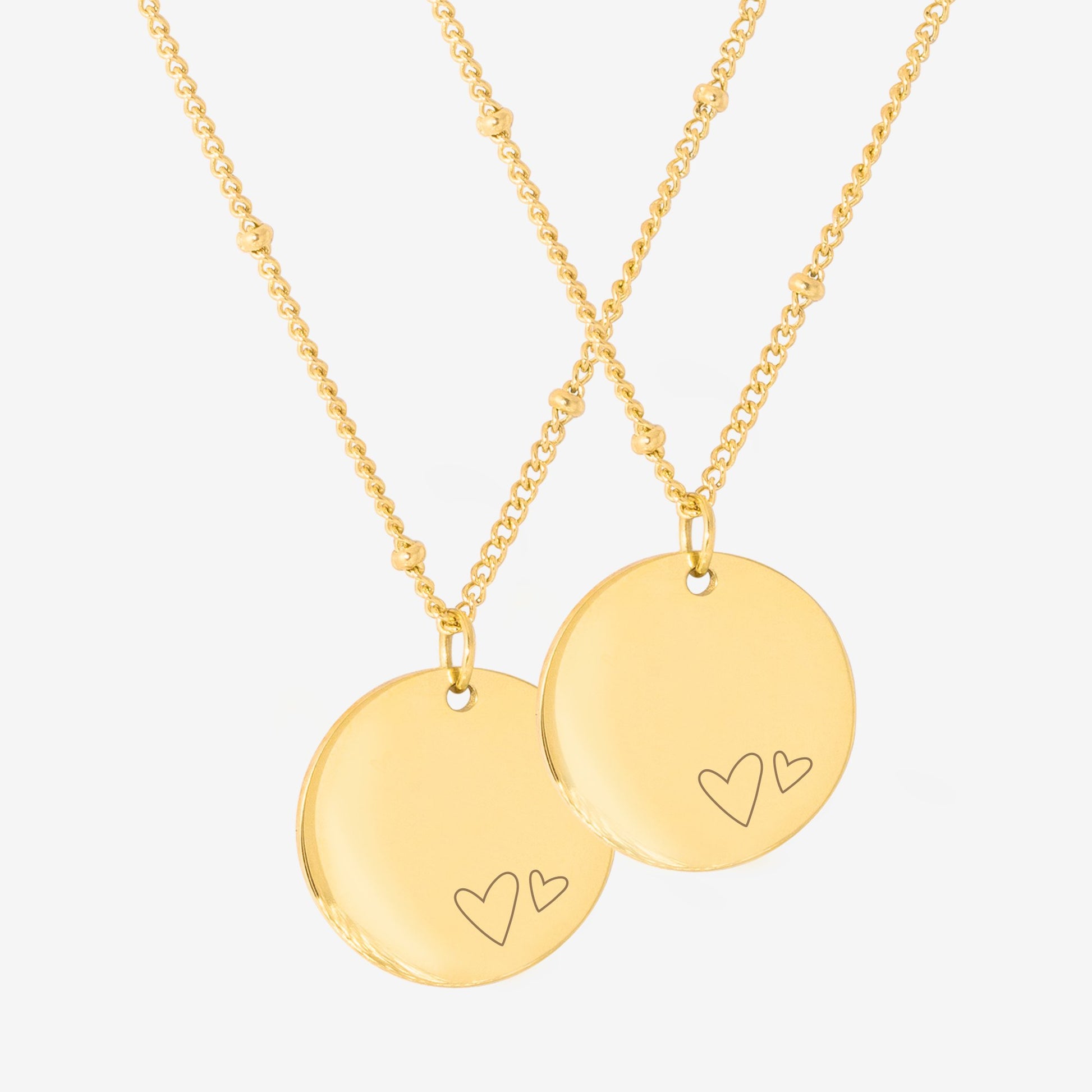 Mother & Daughter Necklace Bundle Gold