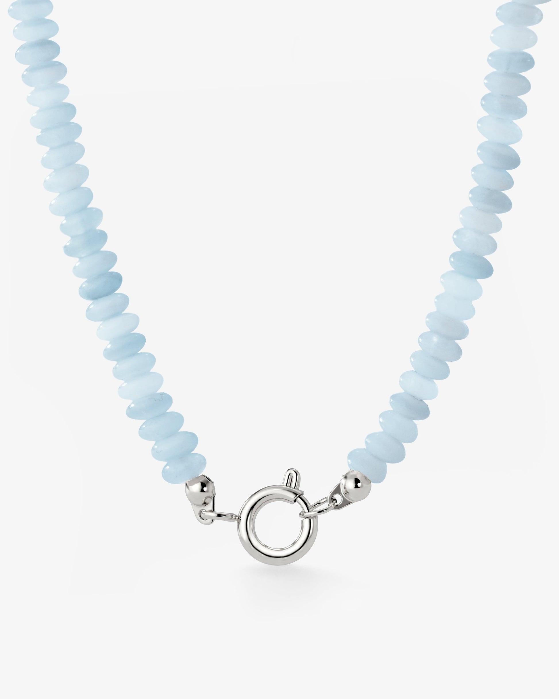 Seastone Charm Necklace Silber