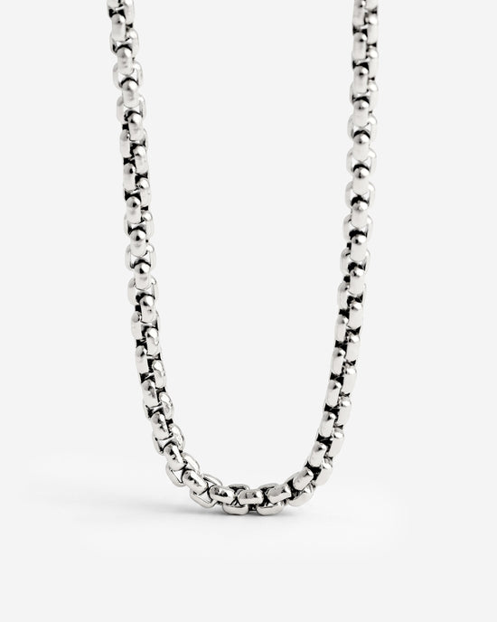 Round Box Chain Necklace