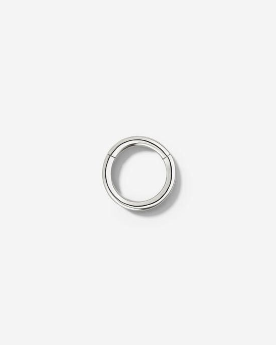 Basic Click Piercing Ring Silber