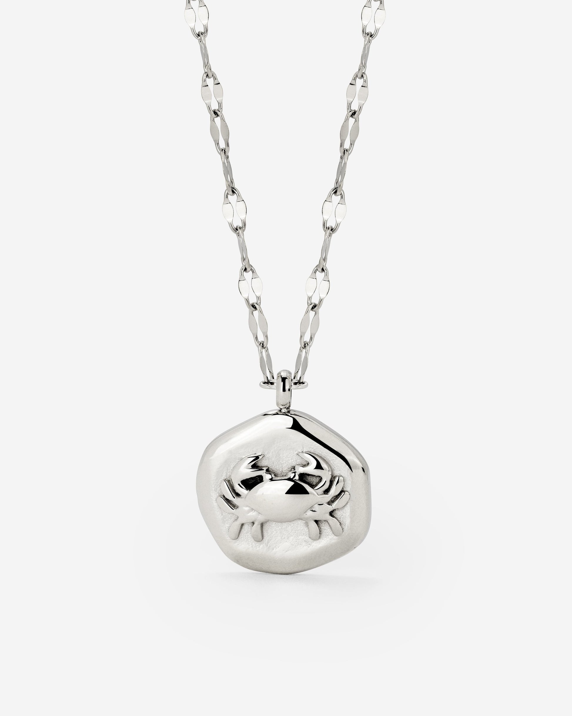 Crab Chaser Necklace Silber